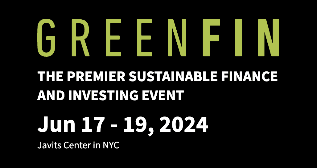 GF THE PREMIER SUSTAINABLE FINANCE AND INVESTING EVENT