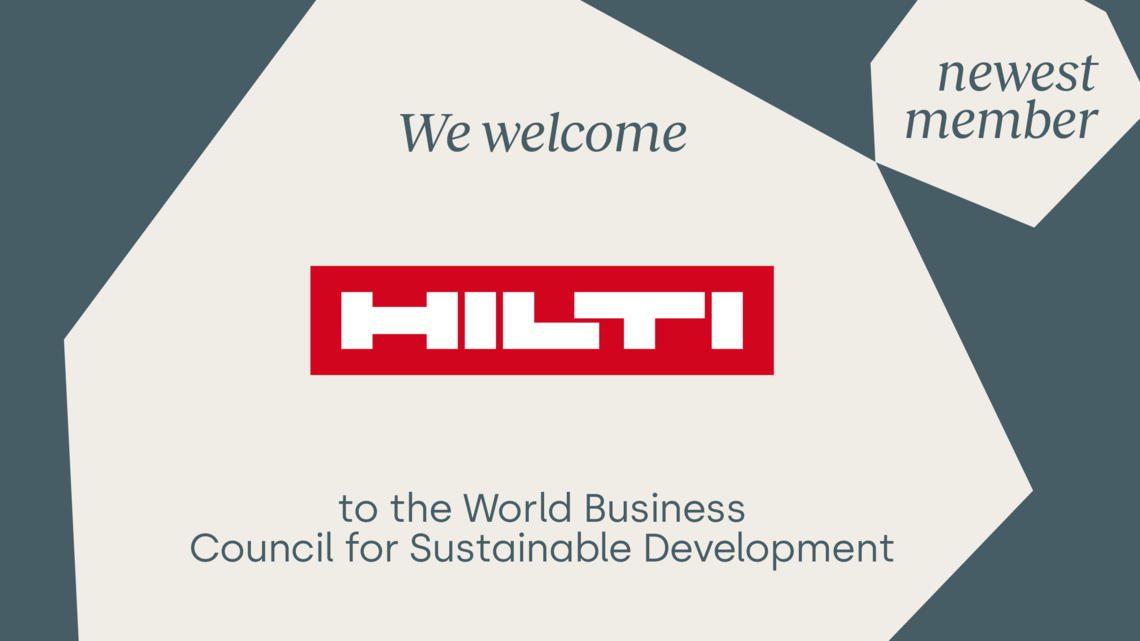 The Hilti Group Joins World Business Council for Sustainable Development