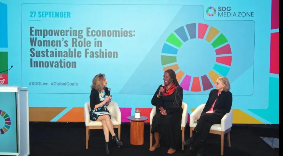 Sewing Change: Saheli Women’s Empowerment Through Sustainable Fashion at the UN SDG Media Zone