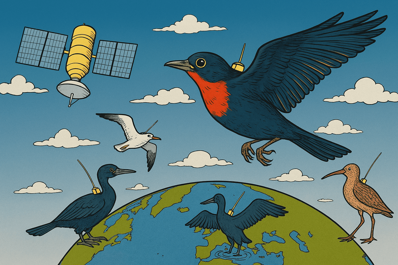 Scientists Recruit Birds as Field Assistants to Map and Protect the Planet