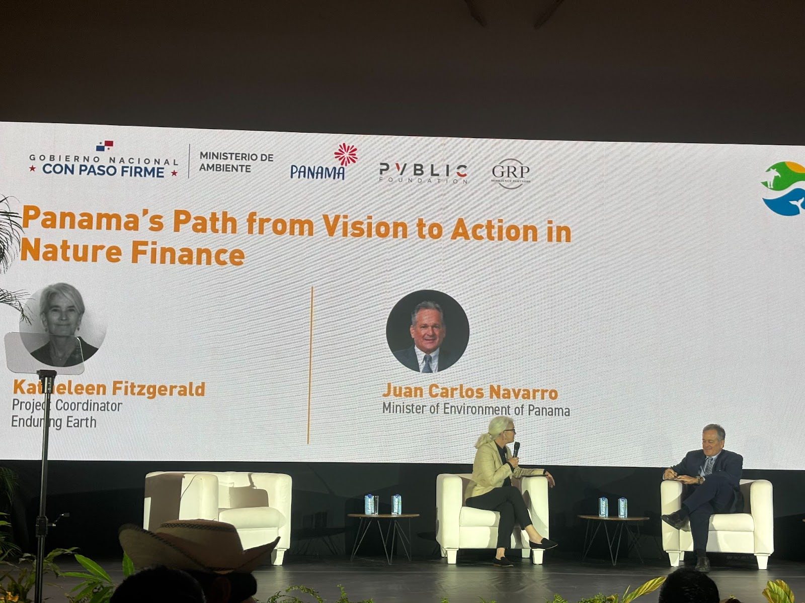 Juan Carlos Navarro, Panama’s Minister of Environment at the Nature Summit 2025