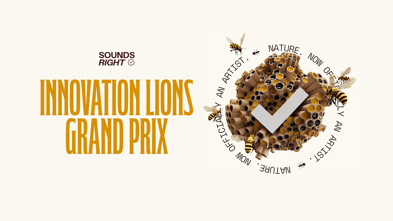 Sounds Right Wins Cannes Lions Grand Prix for Innovation by Crediting NATURE as a Music Artist
