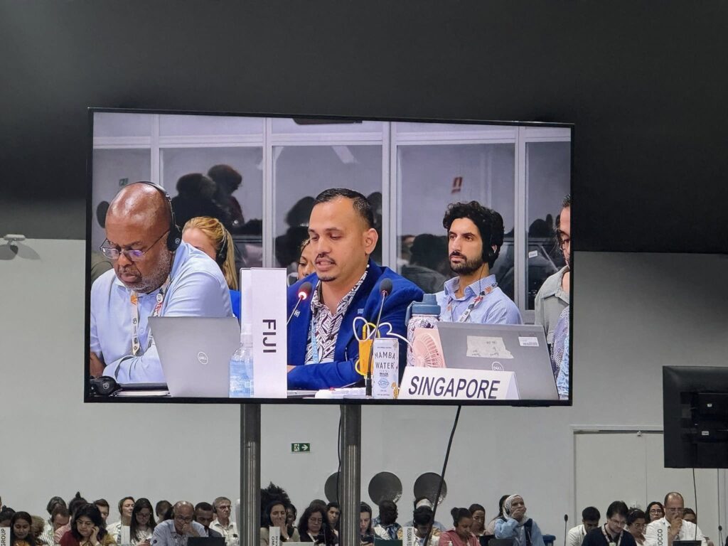 Fiji’s Chief Negotiator Sivendra Michael