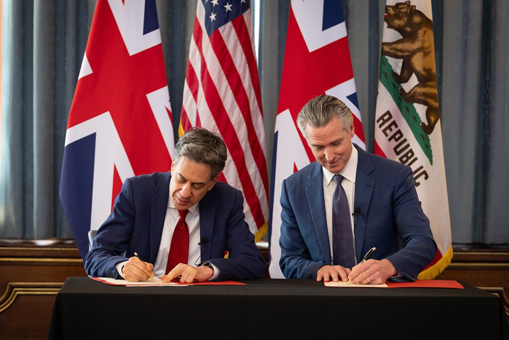 State-Level Climate Alliances Grow as California Welcomes UK $1B Climate Investment