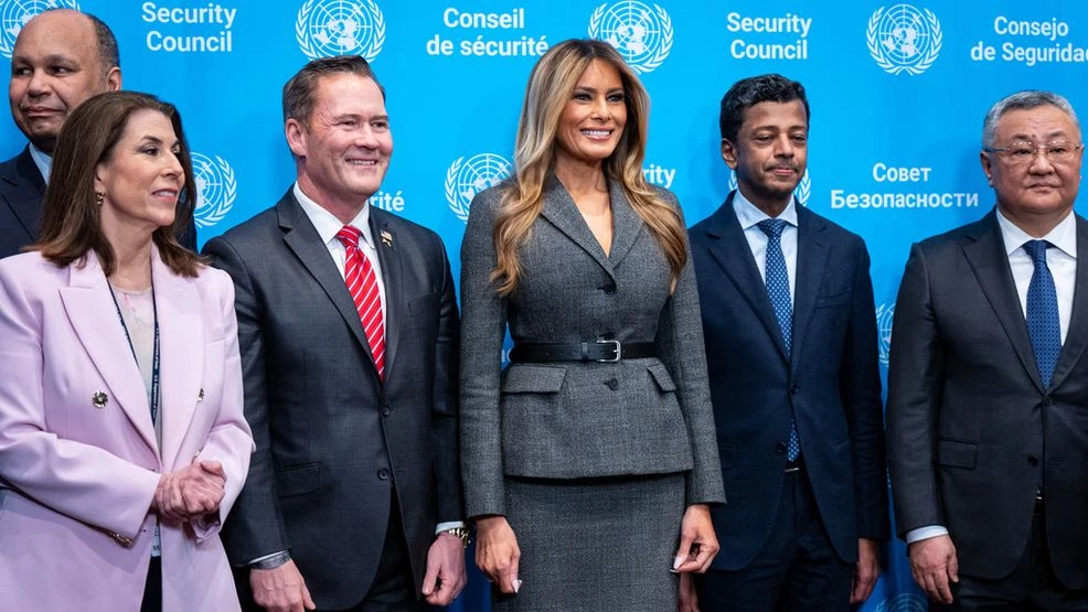 Melania Trump Takes the Gavel at the U.N., Casting Education as a Path to Peace