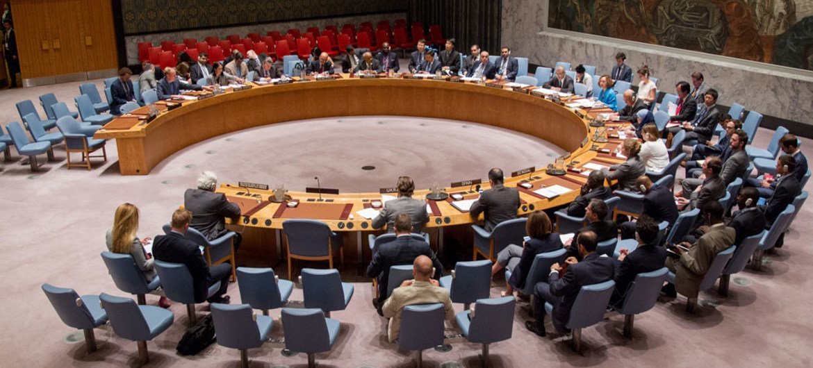 UN Security Council chamber, where straw polls shape the Secretary-General race