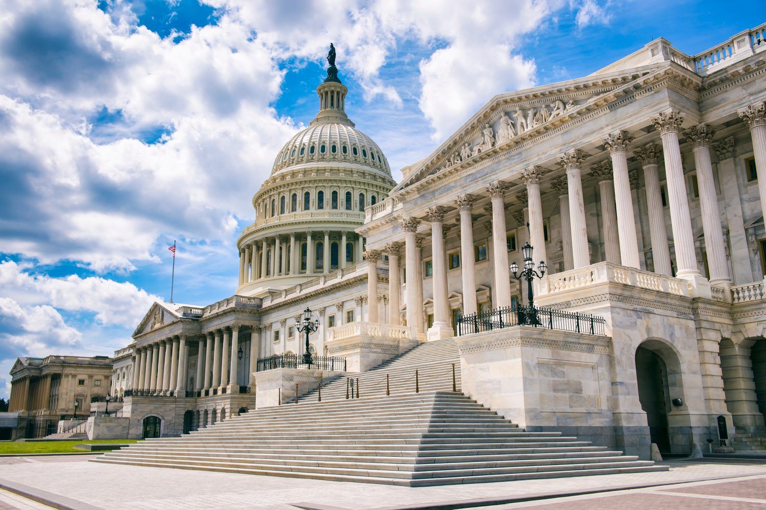 US Capitol building, where the CLARITY Act faces a Senate procedural vote
