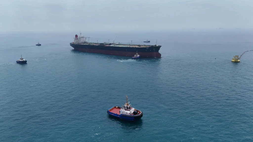 Tanker traffic in the Strait of Hormuz amid renewed US Iran military exchanges